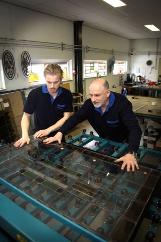 Glas-in-lood bewerken