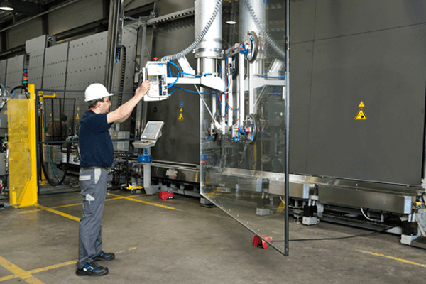 Het proces van glas-in-lood